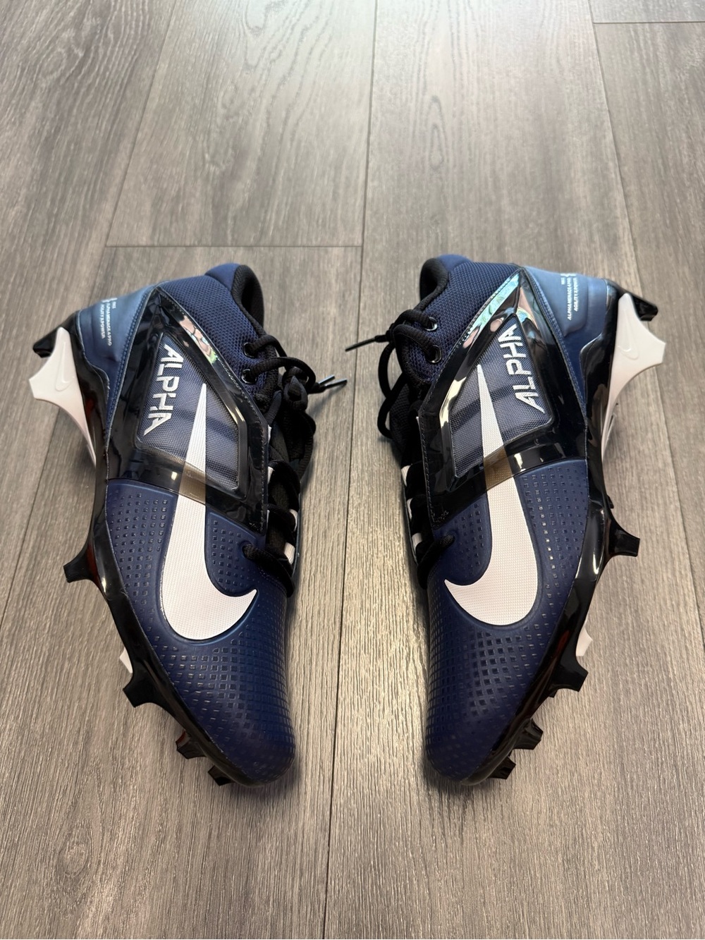 Nike Alpha Menace 4 Pro Football Cleats FD7037-401 Navy Blue Mens new